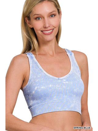 Mineral Wash Push Up Bralette