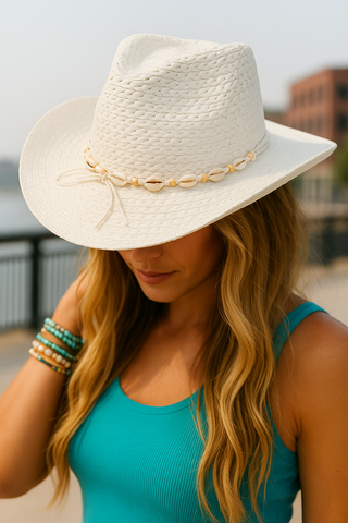 Rhinestone Curtain Fringe Cowboy Hat