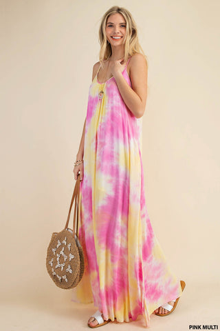 Soft Tie Dye Cami Style Maxi