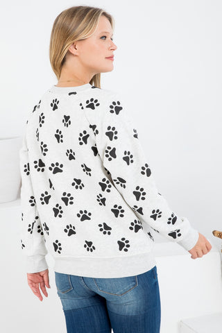Paw Print Sweatshirt