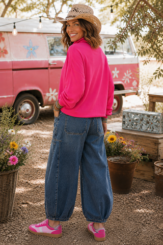 Cozy Cashmere-Feel Brushed Hacci Turtleneck Top