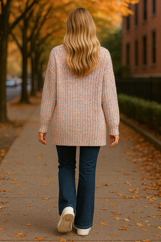 Super Cozy Ribbed Popcorn Midi Cardi