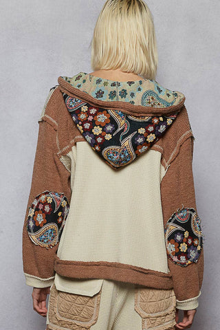 Boho Patchwork Hoodie