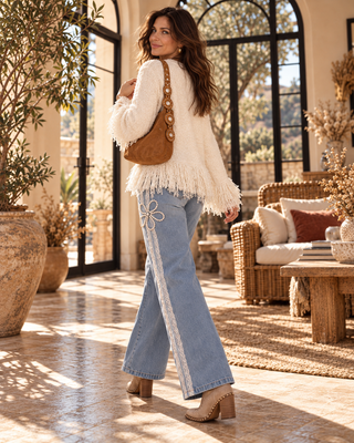 Fringe Benefits Textured Sweater