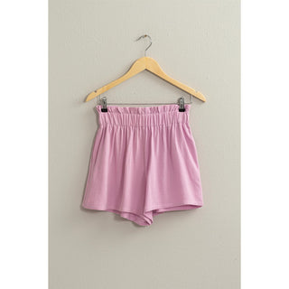 Linen Blend Paperbag Short