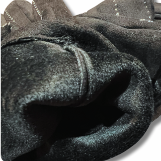 Fleece Lined Microsuede Texting Gloves with Studs
