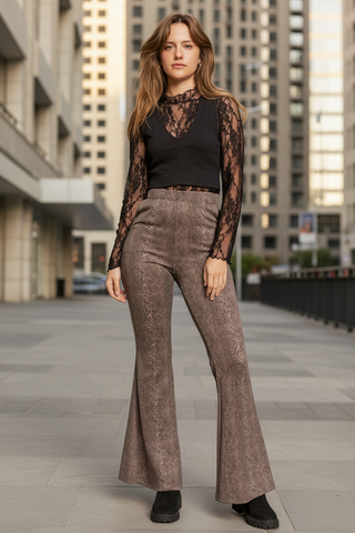 Python Print Flare Pant