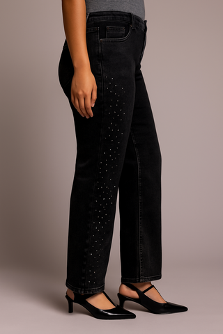🇨🇦 Tribal Denim Straight Leg with Bling