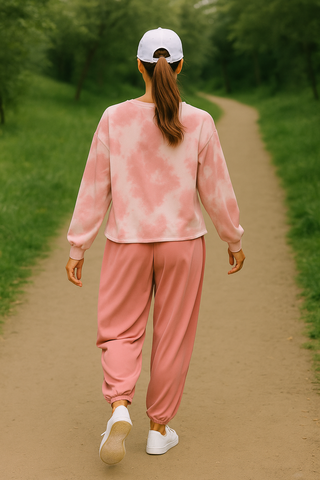 Strawberry Milkshake Tie-Dye Pullover