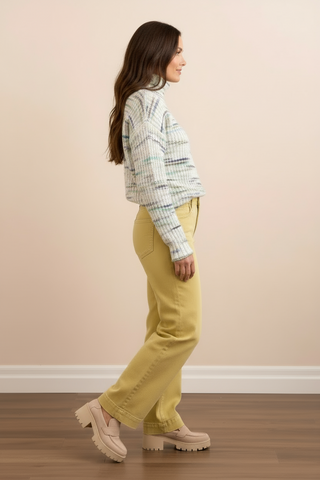 🇨🇦 Tribal Denim Fly Front Straight Leg Pant