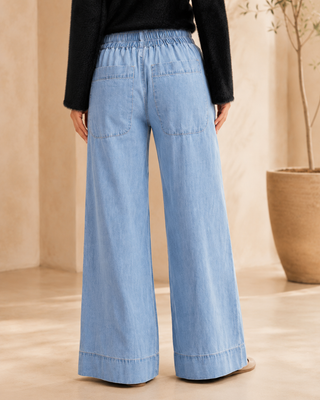 Easy Does It Jeans – Pull-On Wide Leg Jeans