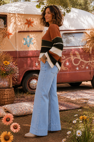 Easy Does It Jeans – Pull-On Wide Leg Jeans