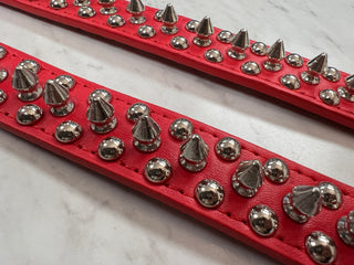 Adjustable Spikes & Studs Dog Collar