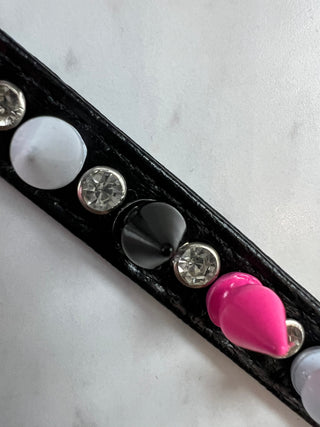 Luxe Studs & Stones Cat Collar