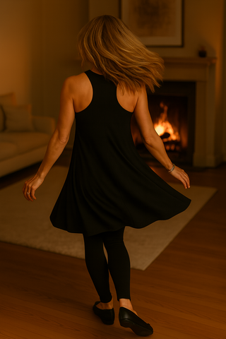🇨🇦 A-Line Modal Racerback Dress