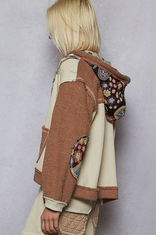 Boho Patchwork Hoodie