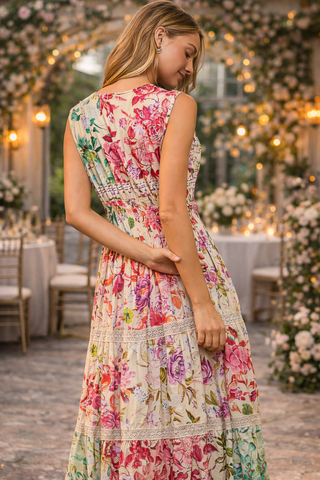 Showstopper Smocked Floral Maxi