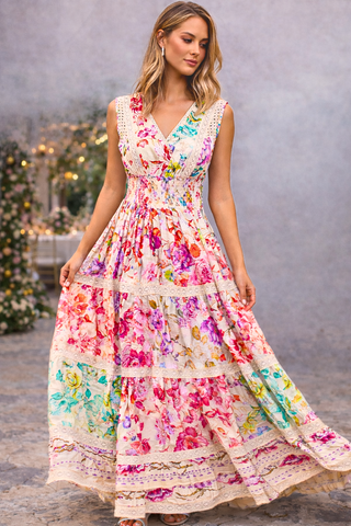 Showstopper Smocked Floral Maxi