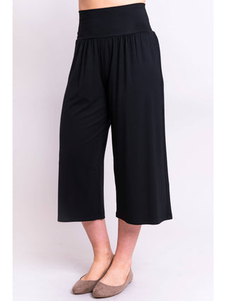 Luxe Bamboo Wide Leg Crop Pant