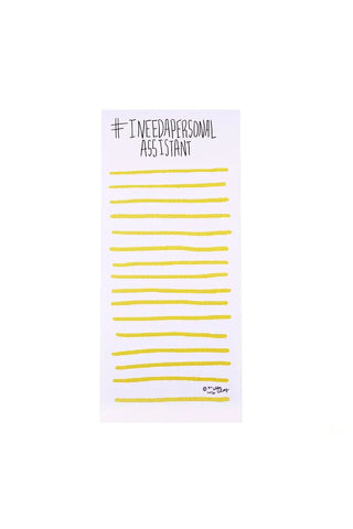 Personal Assistant List Pad