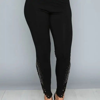 Legging with Lace & Bling Detailing (Reg. & Curvy Sizes)