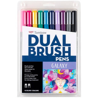 Tombow Dual Brush Art Markers: Galaxy - 10-Pack