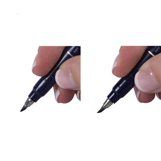 Tombow Fudenosuke Calligraphy Brush Pens, 2 pk