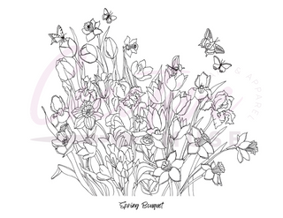 Colour Me Yourself (CMYS) Poster - Spring Bouquet